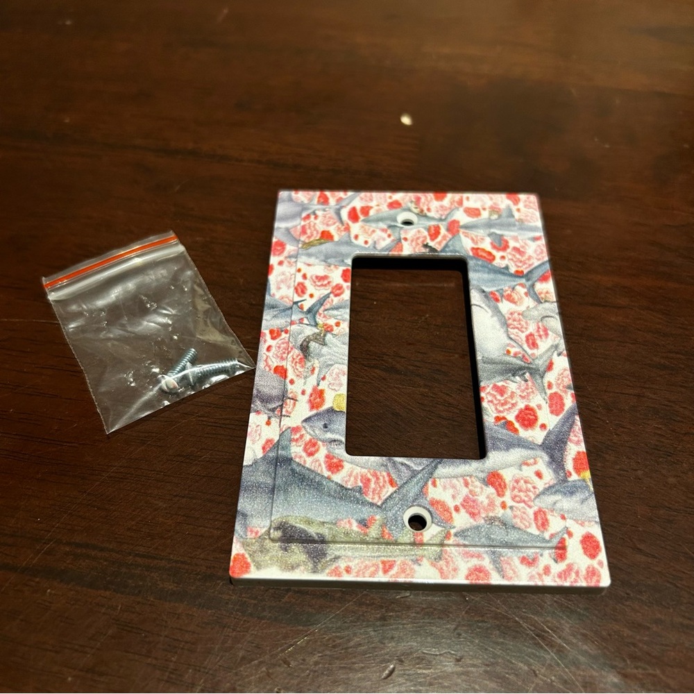 Colorful Fish Patterned Light Switch Cover